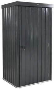 Hoge metalen tuinkast Dakota StoreBoss antraciet