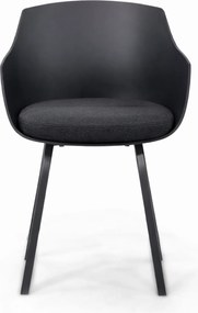 Salina Dining Tuinstoel Kussen Carbon Grijs