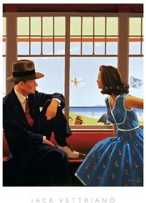 Kunstdruk Jack Vettriano - Edith and the kingpin