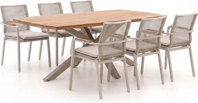 Diningset Bellagio | 6 personen | Tuinset teakhout | 7-delig | Kees Smit Tuinmeubelen