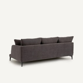 3-zits halve bank van gevlochten polyester, MODERNISTE, ontwerp Emmanuel Gallina