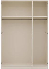 Goossens Kledingkast Easy Storage Ddk, Kledingkast 153 cm breed, 220 cm hoog, 2x draaideur en 1x spiegel draaideur midden