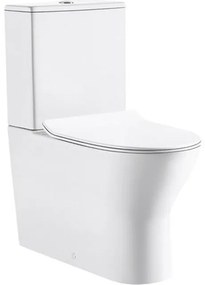 GO by Van Marcke Tina PACK staand toilet zonder spoelrand met reservoir met Geberit spoelmechanisme met dunne softclose en takeoff zitting wit MFZ-51CD