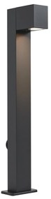 Moderne staande buitenlamp zwart 65cm met stopcontact IP44 - Baleno Modern GU10 IP44 Buitenverlichting