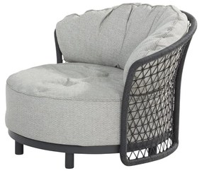 4 Seasons Outdoor Malibu loungestoel SALE  Loungestoel    antraciet weerbestendig