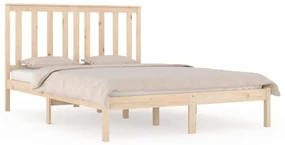 vidaXL Bedframe massief grenenhout 160x200 cm