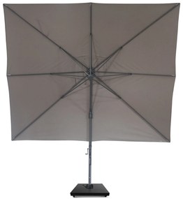 Zweefparasol  3x3.5m S2 Excellent (excl. voet) Taupe-naturel-bruin Camello Luna
