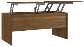 vidaXL Salontafel 102x50,5x46,5 cm bewerkt hout bruineikenkleurig