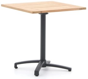 + 15% kassakorting | Inklapbare tafel Bellagio | Vierkant | Tuintafel Teakhout | 70x70cm | 2 personen | Kees Smit Tuinmeubelen
