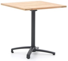 Inklapbare tafel Bellagio  | Vierkant  | Tuintafel Teakhout | 70x70cm | 2 personen | Kees Smit Tuinmeubelen