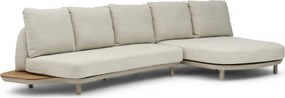 Hoek loungeset 5 personen Outdoor textiel Zand/Beige Coco Dunea