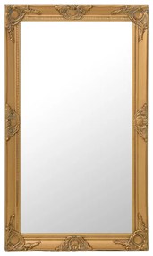 vidaXL Wandspiegel barok stijl 60x100 cm goudkleurig