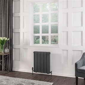 Eastbrook Rivassa 3 koloms radiator 50x60cm staal 898W antraciet