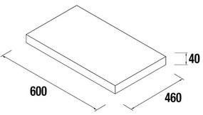 Muebles toppaneel 60cm eiken