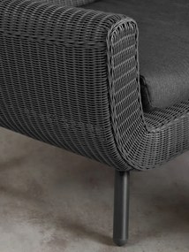 The Outsider Lounge Tuinbank - Jonah - 2 zits - Antraciet - Wicker - The Outsider