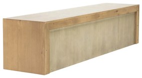 Eleonora Milo Zwevend Tv-meubel Eiken 180 Cm Bruin - 180x42x43cm.