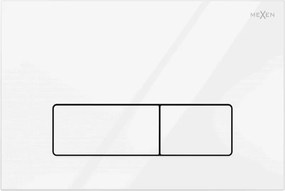 Mexen Fenix 13 slank spoelknop, glanzend wit - 601300