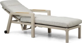 Lifestyle Garden Furniture Evora Ligbed Verstelbaar Aluminium Zand/Beige