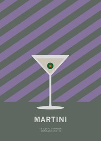 Ilustratie Drink Martini, Paperago