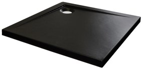 Kerra Cezar douchebak vierkant 90x90x4.5cm mat zwart