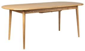 Zuiver Twist Oval Oak Uitschuifbare Eettafel Eiken 185-240 Cm - 90 X 185cm.