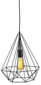 Industriële hanglamp zwart - Carcass Design, Modern Minimalistisch E27 Draadlamp Binnenverlichting Lamp