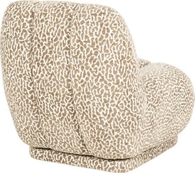 Panterprint Fauteuil Bruin