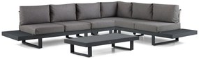 Hoek loungeset 6 personen Aluminium Grijs Lifestyle Garden Furniture Lorenzo
