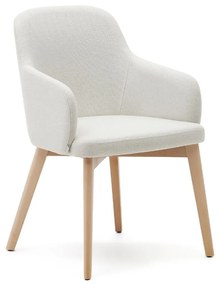 Kave Home Nelida Stoel Van Massief Beukenhout Naturel Beige