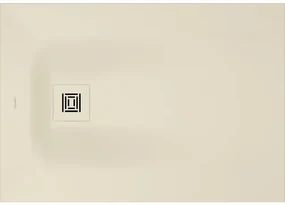 Duravit Sustano Douchebak - 100x70x3cm - Rechthoek - DuraSolid Crème mat 720272620000000
