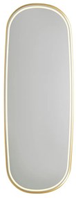 Moderne badkamerspiegel goud incl. LED en touch dimmer - Geraldien