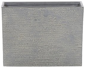 Bloempot grijs 25 x 60 x 45 cm EDESSA Beliani