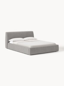 Gestoffeerd bouclé bed Cloud