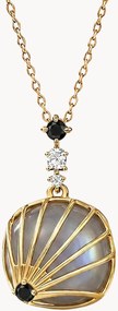Vergulde ketting Lucy met edelstenen