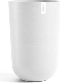 Ecopots bloempot Oslo High 52 - Rond - Pure White - Diameter 35 x H51,5 cm