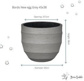 Pot Bordo New Egg Grey