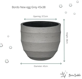 Pot Bordo New Egg Grey