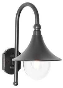 Klassieke buiten wandlamp zwart IP44 - Daphne