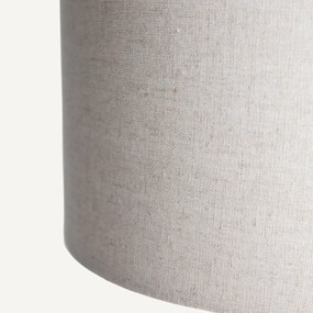 Lamp in metaal, messing en linnen, Jihana