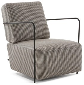 Kave Home Gamer Moderne Fauteuil Zwart Met Wit