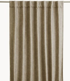 Ondoorzichtig multibandgordijn Lycke in lederlook, B 135 cm