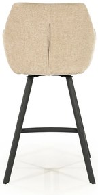 By-Boo Bliss Draaibare Barkruk Stof Taupe