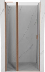 Mexen Mist L draaideuren 95 cm, transparant, geborsteld koper - 8A4L-095-000-65-00