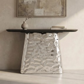 Sidetable Chroom - 138 X 38cm.