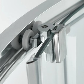 Badstuber New York complete douchecabine 160x90x215cm kitvrij chroom