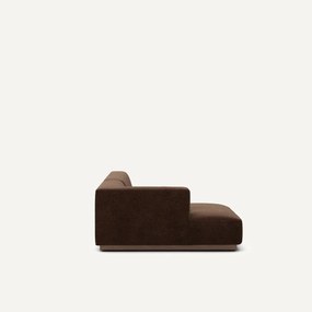 Linker hoekbank XL chenille fluweel, Jacopo