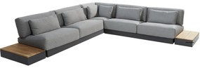 Ibiza modulair 5 delig hoek loungeset antraciet 4 Seasons Outdoor