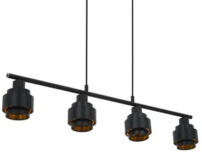 vidaXL Platfondlamp E14 82 cm zwart