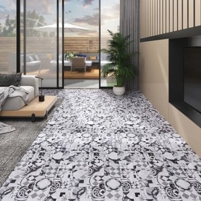 vidaXL Vloerplanken niet-zelfklevend 4,46 m² 3 mm PVC grijs patroon