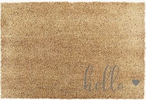 Deurmat Hello Scribble Heart